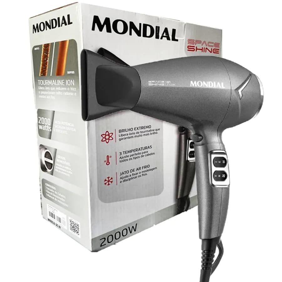 SECADOR DE CABELOS SPACE SHINE2