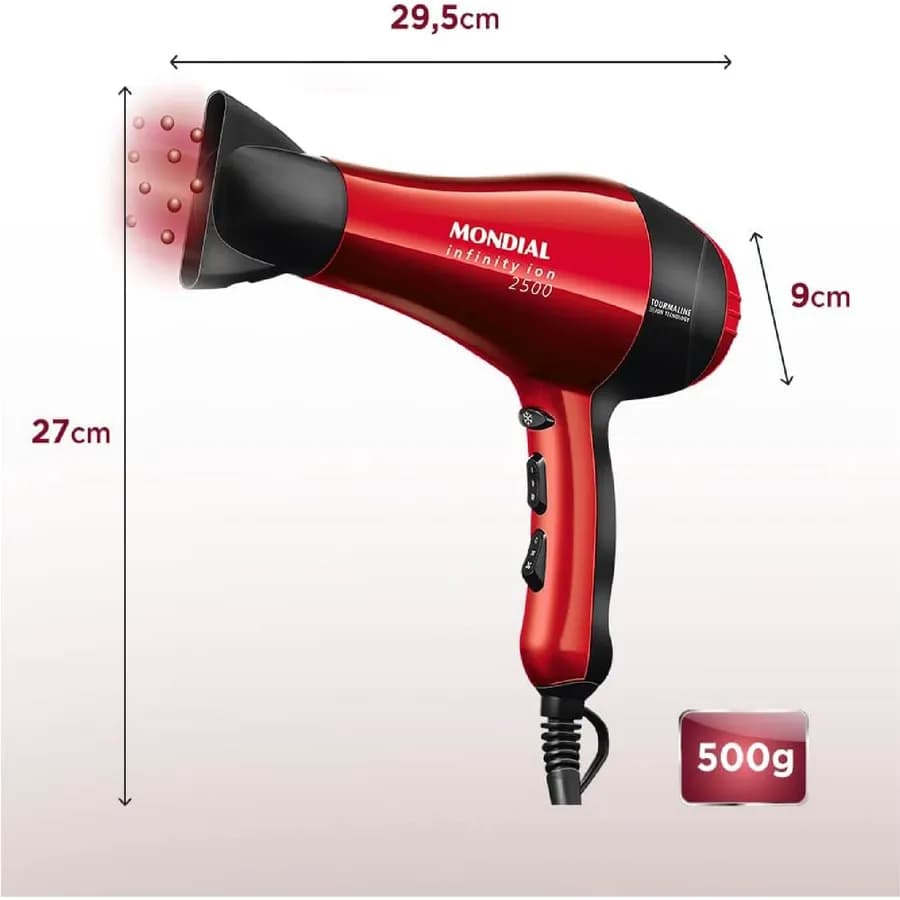 SECADOR DE CABELOS INFINITY ION 2500-2