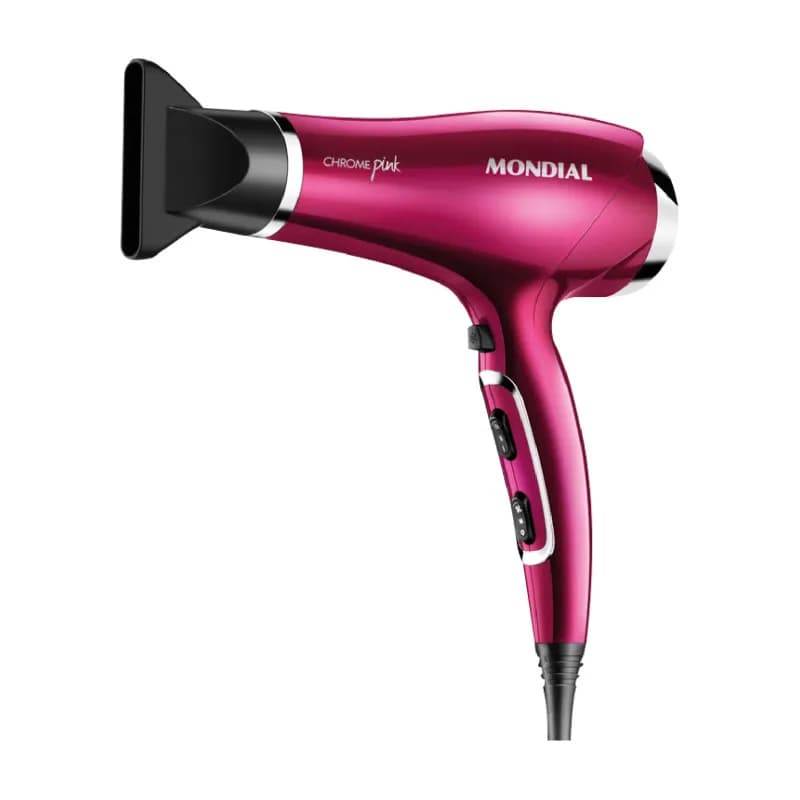 SECADOR DE CABELOS CHROME PINK - 2000W