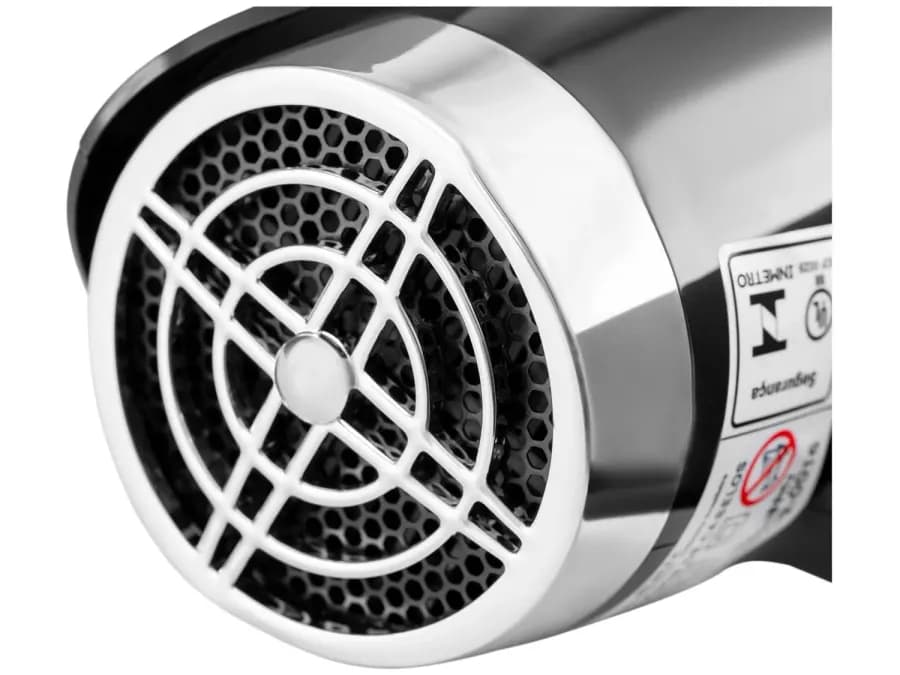 SECADOR DE CABELOS CHROME BLACK - 2000W7