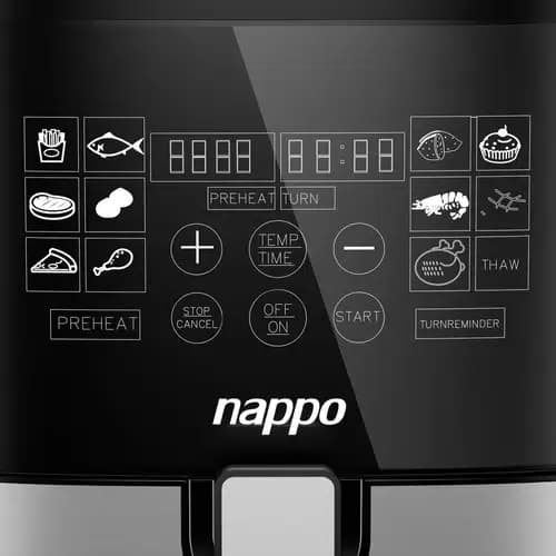 FREIDORA SIN ACEITE NAPPO DIGITAL 8L NEGRA NEF-242 2
