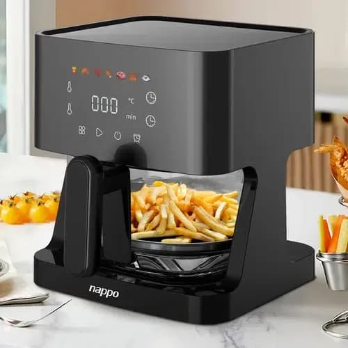 FREIDORA DIGITAL SIN ACEITE CRYSTAL NAPPO 5L NEF-239 2