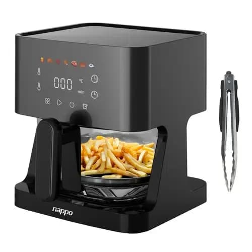 FREIDORA DIGITAL SIN ACEITE CRYSTAL NAPPO 5L NEF-239 1