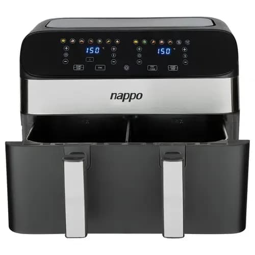 FREIDORA DIGITAL SIN ACEITE NAPPO DOBLE CRISPPRO 9L NEF-238 3