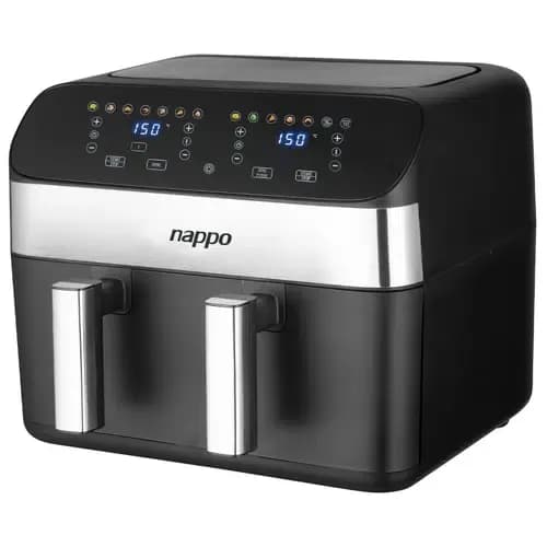 FREIDORA DIGITAL SIN ACEITE NAPPO DOBLE CRISPPRO 9L NEF-238 4