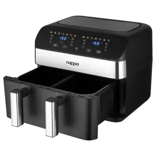 FREIDORA DIGITAL SIN ACEITE NAPPO DOBLE CRISPPRO 9L NEF-238 5