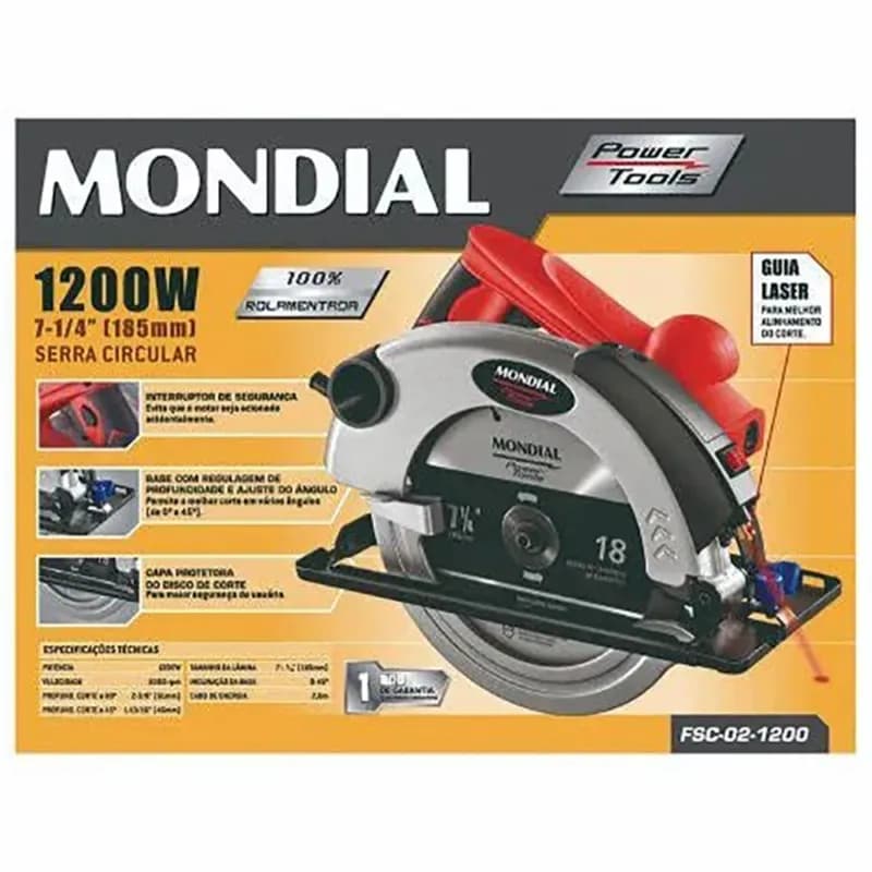 SIERRA CIRCULAR - 1200W MONDIAL4