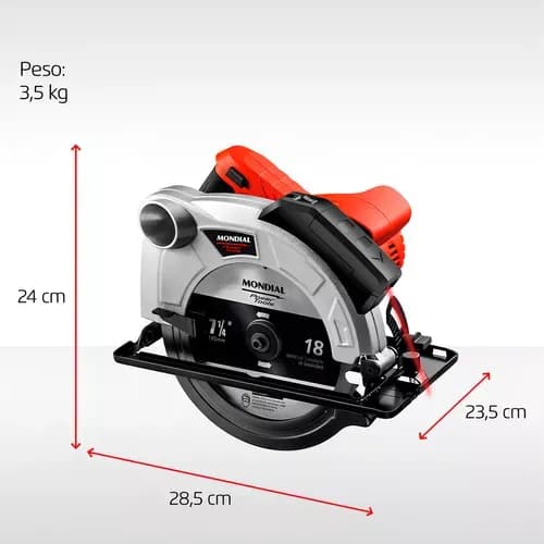 SIERRA CIRCULAR - 1200W MONDIAL3