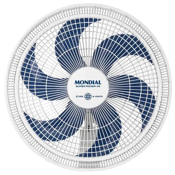 VENTILADOR MESA 40CM - WHITE SUPER POWER 40-4
