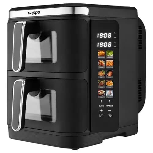 FREIDORA DIGITAL NAPPO SIN ACEITE DOBLE VERTICAL DUAL PRO 11L NEF-251 5
