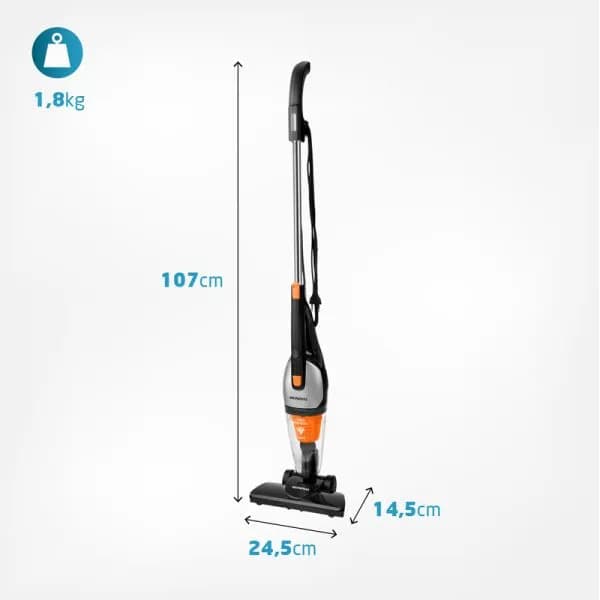 ASPIRADOR VERTICAL - BLACK TURBO PREMIUM 1200W - 2 EN 1-3