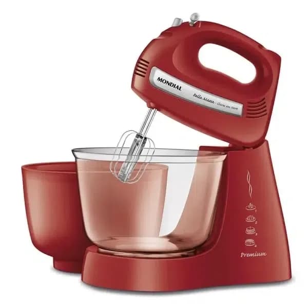 BATIDORA BELLA MASSA CLARAS 500W 4 VELOCIDADES 2 BOLS