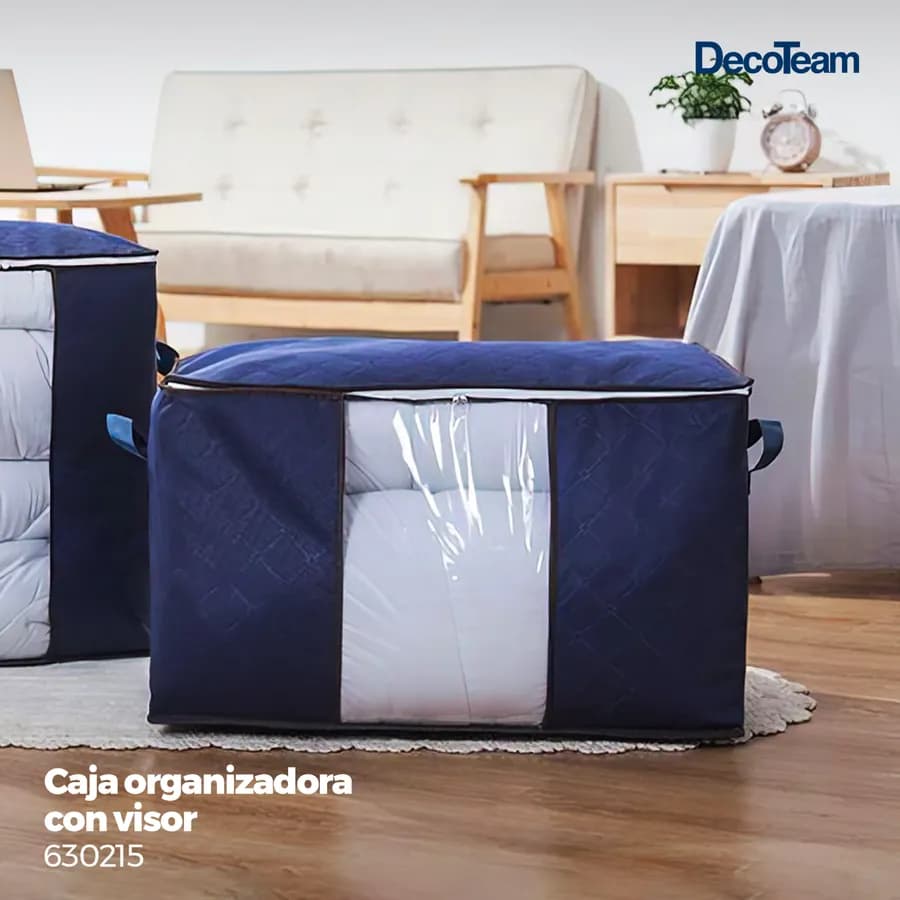 CAJA ORGANIZADORA CON VISOR DECOTEAM AZUL 1