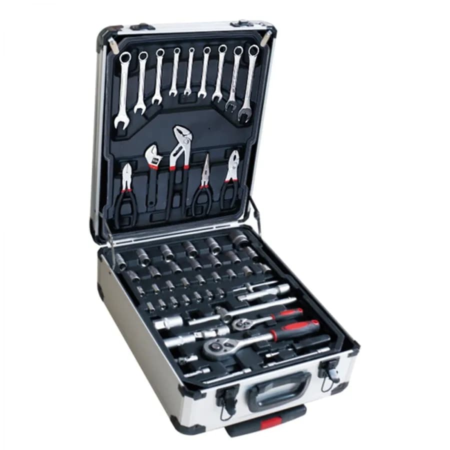 COMBO PROFESIONAL NAPPO: VALIJA DE HERRAMIENTAS 499 PCS NHK-110 + KIT TALADRO INALÁMBRICO NHK-054 2