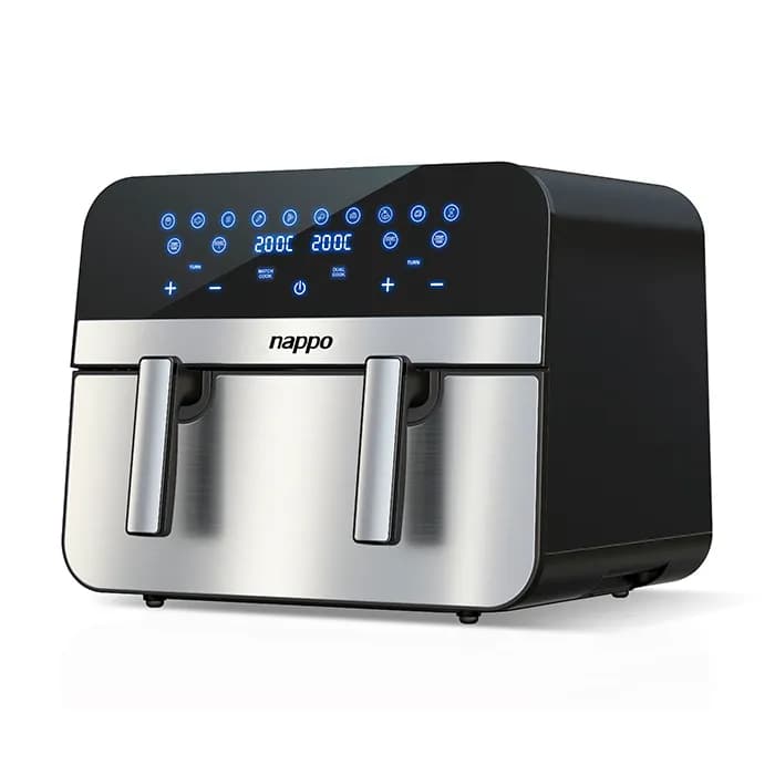 FREIDORA DIGITAL NAPPO SIN ACEITE DOBLE NUTRIFRYER 11L NEF-248 1
