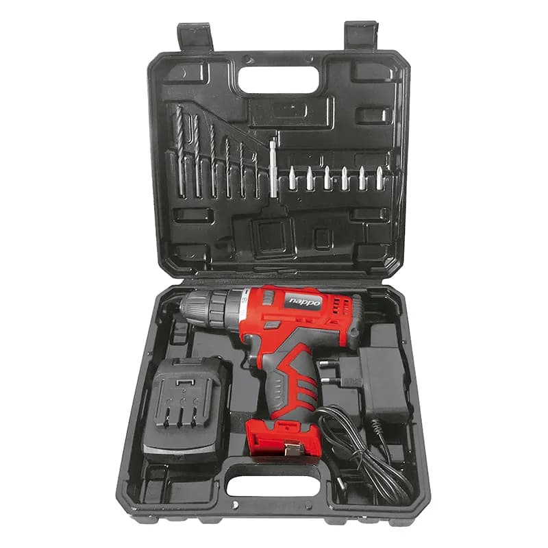 COMBO PROFESIONAL NAPPO: VALIJA DE HERRAMIENTAS 499 PCS NHK-110 + KIT TALADRO INALÁMBRICO NHK-054 3