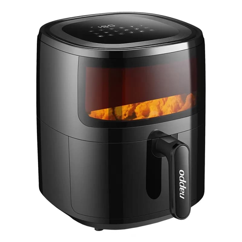 FREIDORA DIGITAL NAPPO SIN ACEITE 5,7L NEF-129 C/VISOR BK 1