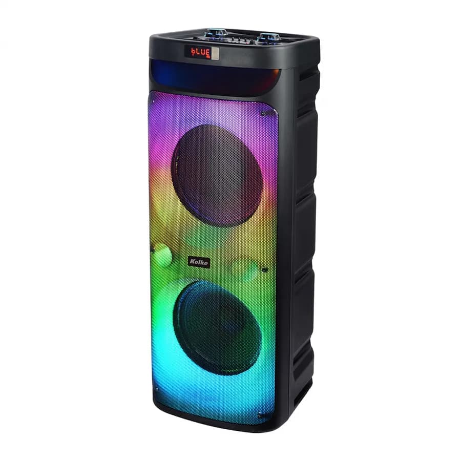 COMBO PARLANTE INALÁMBRICO ACUSTIC 10" X 2 KPB-632 - DE REGALO: VASO TÉRMICO KOLKE + PACK CERVEZA 2