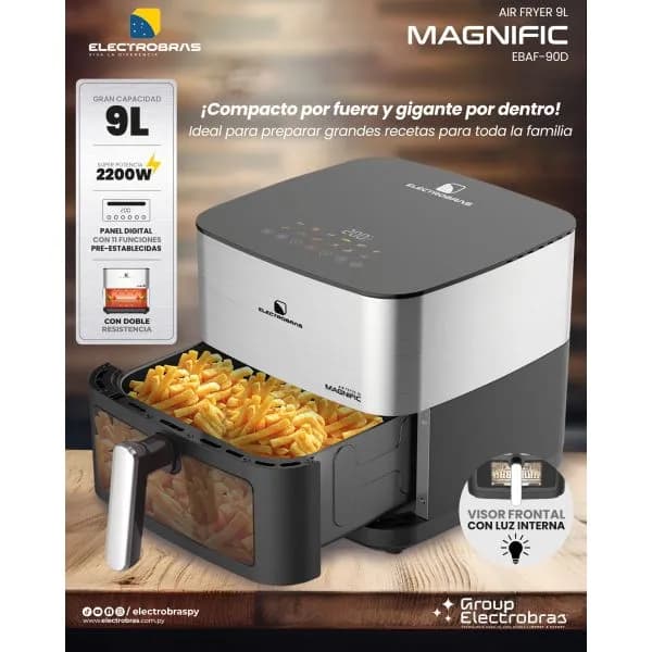 FREIDORA-A-AIRE-AIR-FRYER-DIGITAL-MAGNIFIC-9L-Gran-Capacidad-ELECTROBRAS2