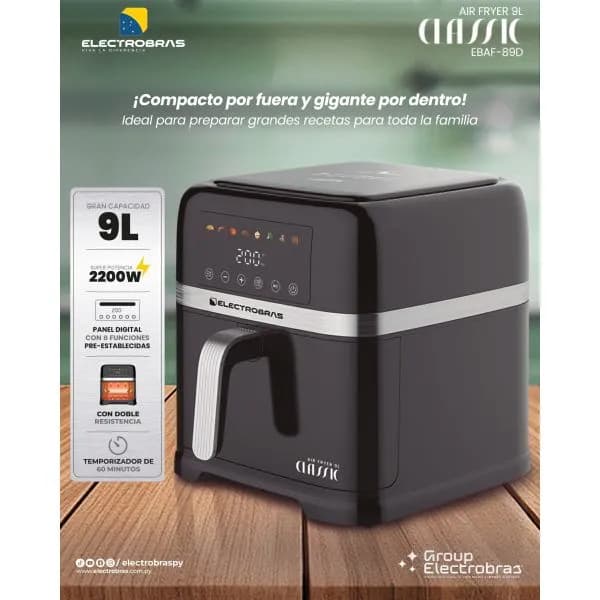 FREIDORA-A-AIRE-AIR-FRYER-DIGITAL-CLASSIC-9L-Gran-Capacidad-ELECTROBRAS2