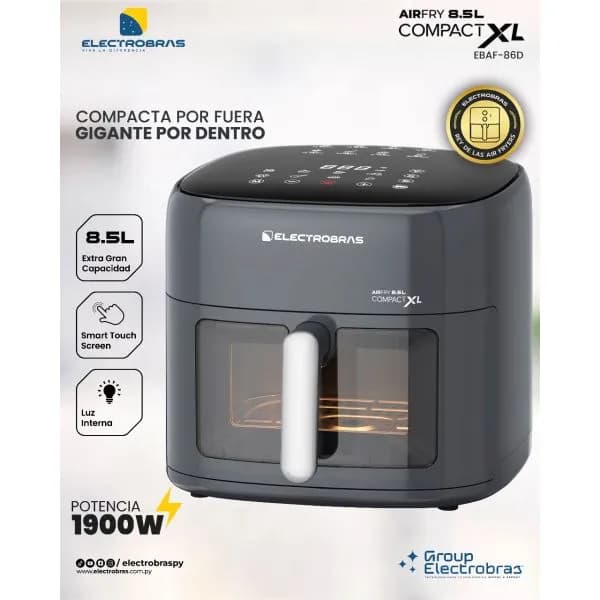 FREIDORA-A-AIRE-AIR-FRYER-DIGITAL-COMPACT-XL-8.5L-GRIS-ELECTROBRAS5