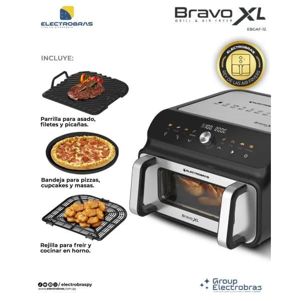 FREIDORA-A-AIRE-AIR-FRYER-Y-GRILL-BRAVO-XL-11L-ELECTROBRAS2