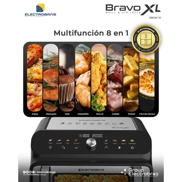 FREIDORA-A-AIRE-AIR-FRYER-Y-GRILL-BRAVO-XL-11L-ELECTROBRAS3