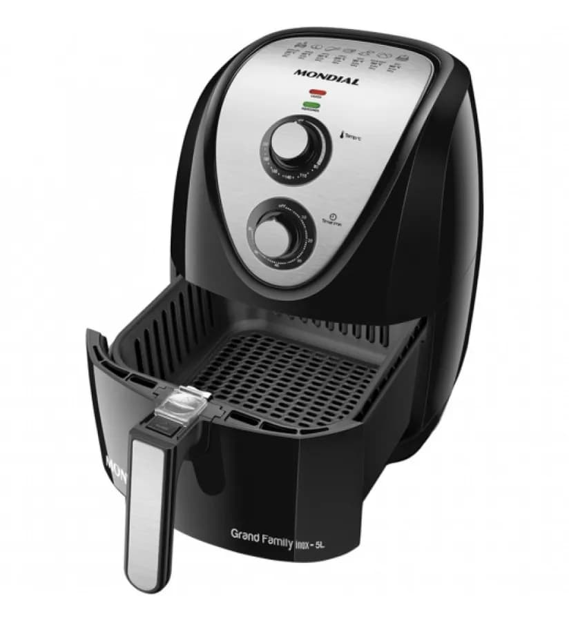 AIR-FRYER-GRAND-FAMILY-INOX-5L-BLACK-INOX