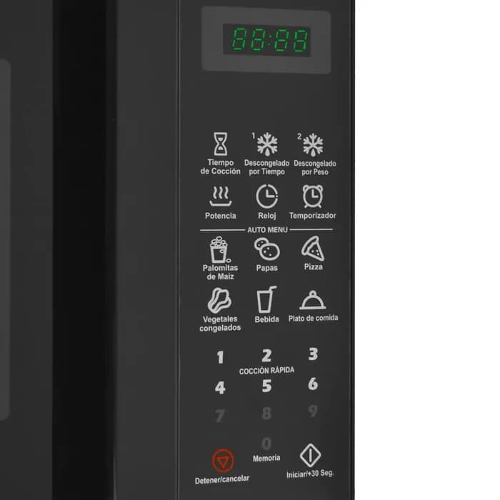 HORNO MICROONDAS 20L EM720CXX-B NEGRO 60HZ 3
