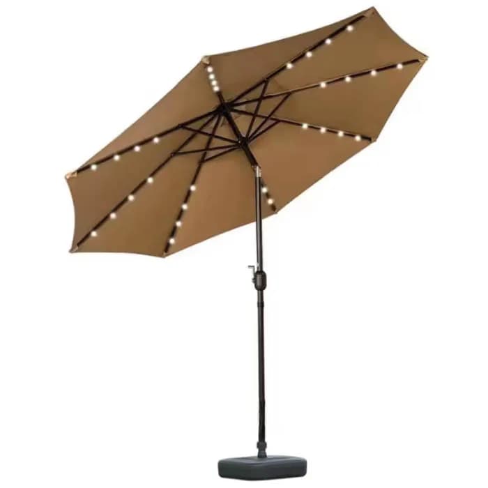 SOMBRILLA P/ JARDIN CON LUCES LED 1