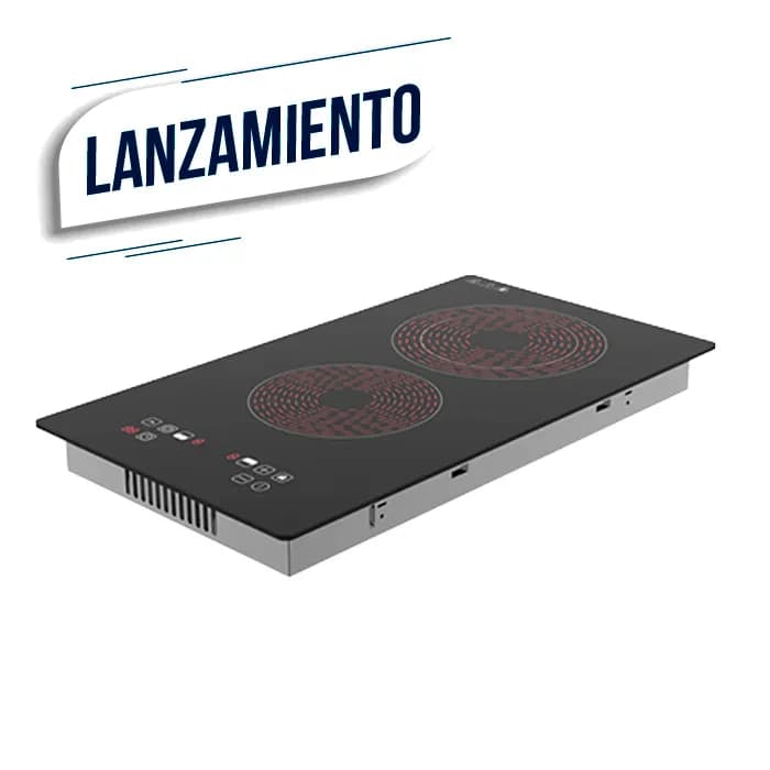 ANAFE VITROCERÁMICO EMPOTRABLE DOBLE NAPPO NEE-372 1
