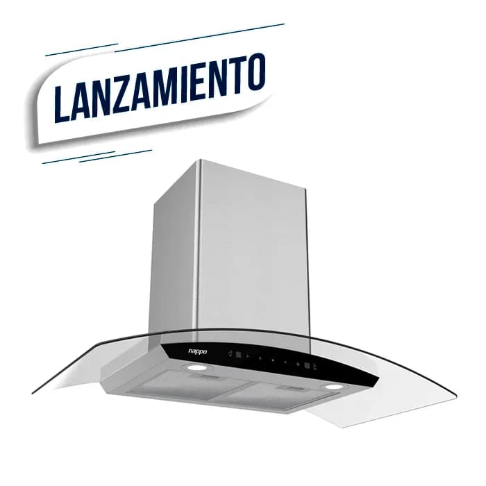 CAMPANA EXTRACTORA CURVA 90CM NAPPO NEE-368 1