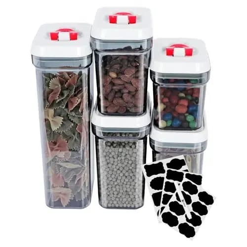 SET DE RECIPIENTES HERMETICOS 5 PCS CROIX 2