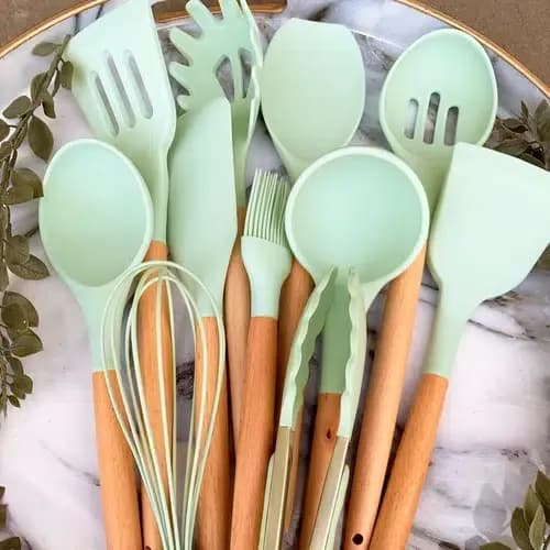 set-utensillos-croix-19-pcs-silicona-madera-foto2-verde