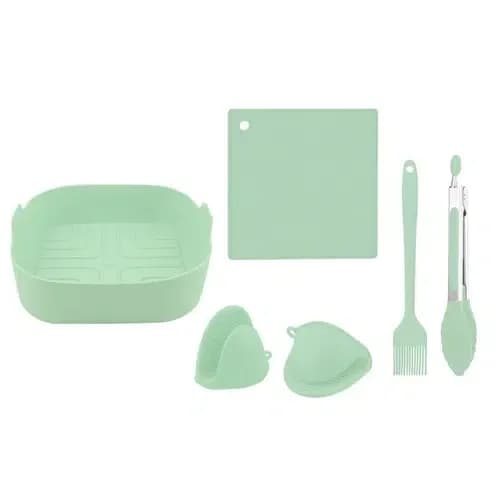 set-de-utensilios-6-pcs-cuadrado-croix-verde-foto-1
