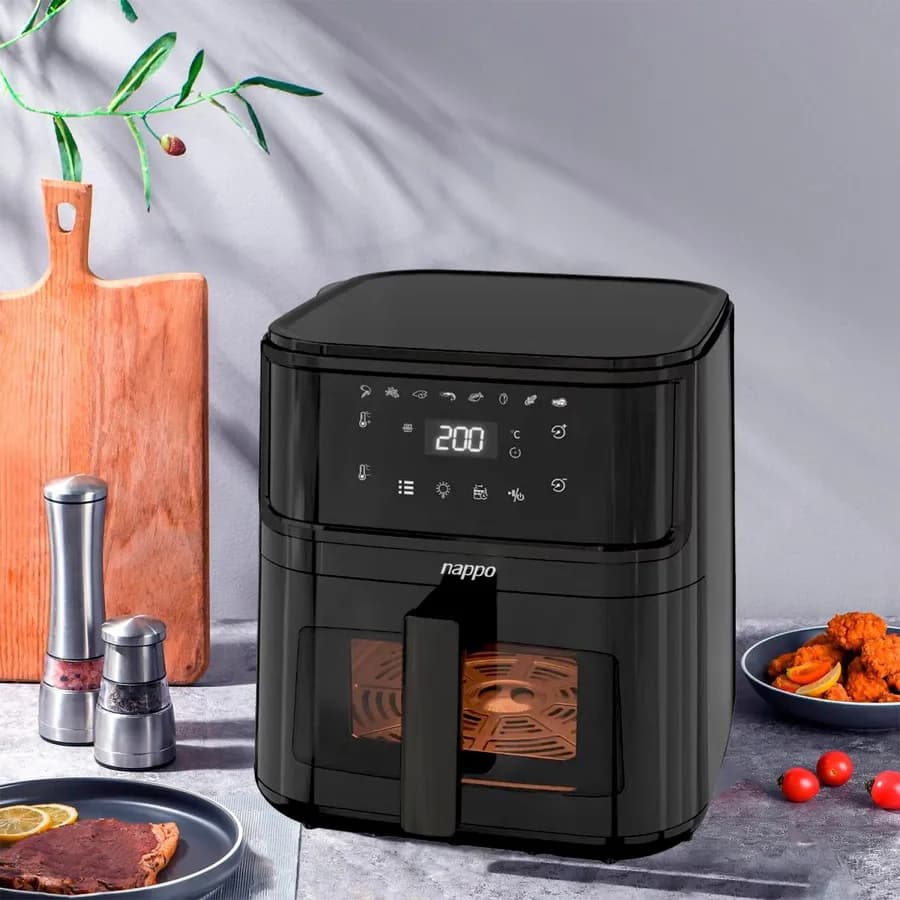 FREIDORA DIGITAL NAPPO SIN ACEITE QUALITYFRY 8L NEF-232 3