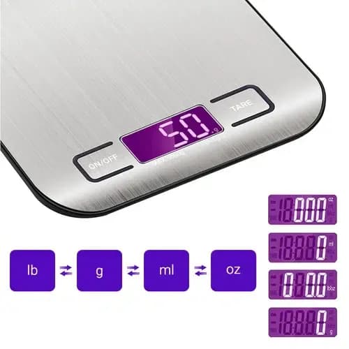 BALANZA DE COCINA NAPPO NEB-117 5KG DIGITAL 6