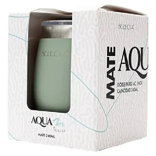 MATE 240ML DOBLE PARED OLIVA AQUA SELECTA 2