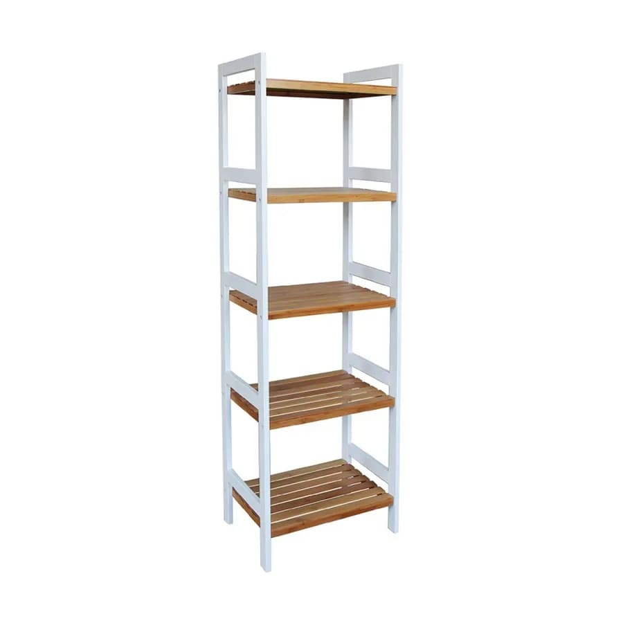 estanteria-5-tablas-45x32x142-cm-bamboo-con-blanco-estanteria-5-tablas-45x32x142-cm-bamboo-con-blanco