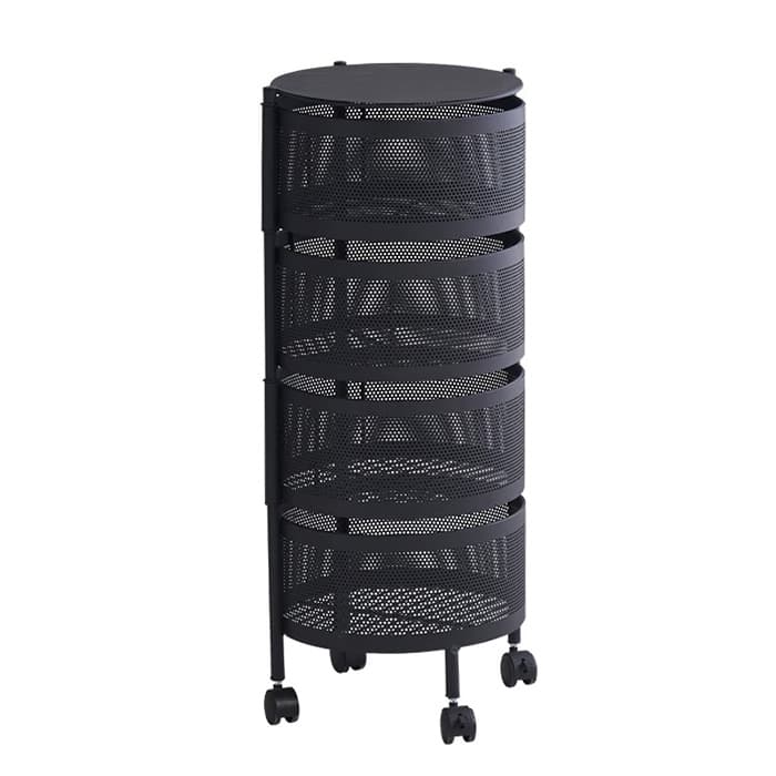 ORGANIZADOR DECOTEAM CIRCULAR MULTIUSO DE METAL CON 4 CESTOS DMO-018 2