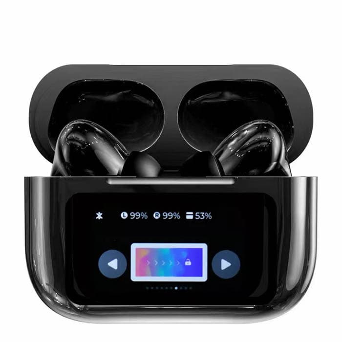 AURICULARES TWS LCD ANC+ENC KAB-719 NEGRO - vista 2