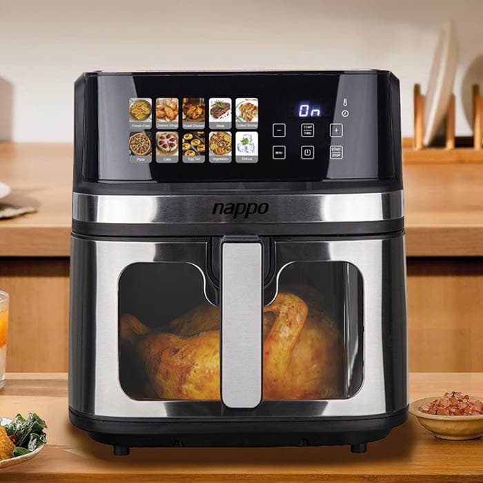 FREIDORA DIGITAL SIN ACEITE POWER 8L NAPPO NEF-258 4