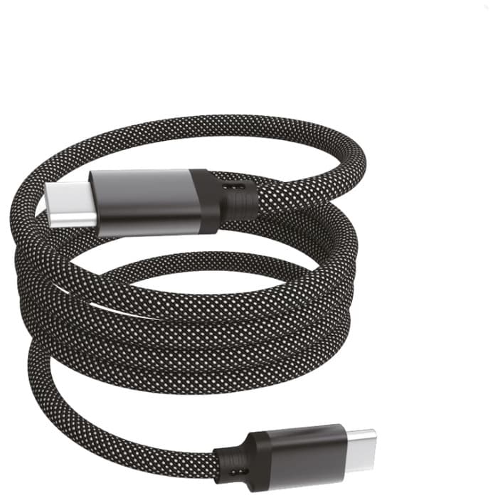 CABLE MAGNETICO KOLKE USB C A USB C KCC-8746 NEGRO CAJA
