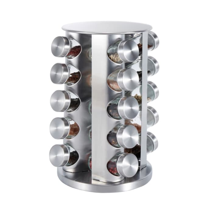 SET DE ESPECIEROS 20PCS (100ML) CON BASE GIRATORIA CROIX CME-035 - vista 2