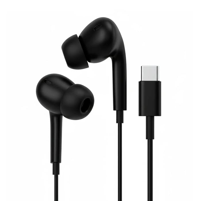 AURICULAR NEGRO CON CABLE KOLKE KAI-742