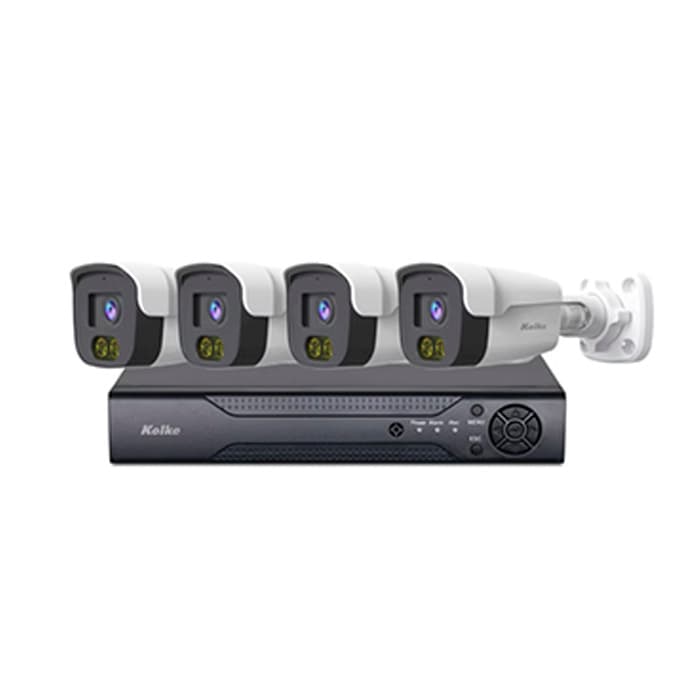 KIT DE SEGURIDAD KOLKE 8 CANALES 5.0MP COLORVU CON AUDIO KUK-825