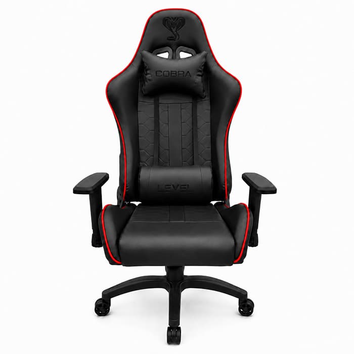 SILLA GAMER COBRA LEVEL NEGRA/ROJA
