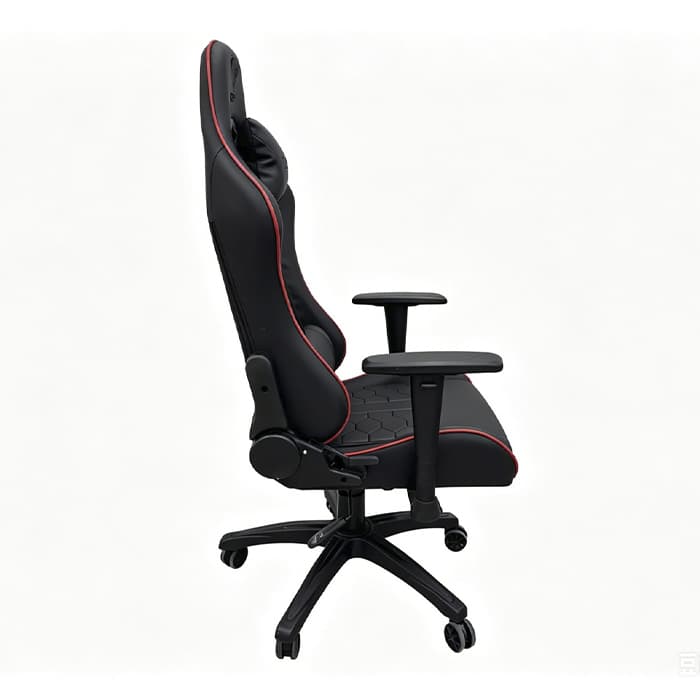 SILLA GAMER COBRA LEVEL NEGRA/ROJA - vista 3