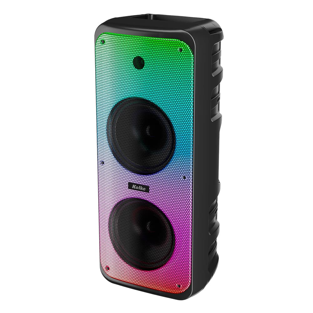 PARLANTE INALAMBRICO KOLKE DOBLE 8" VIBES KPB-702 - DE REGALO: VASO TÉRMICO KOLKE 2