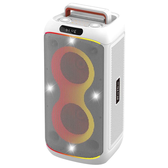 PARLANTE INALÁMBRICO DOBLE 6,5” + TWEETER 1” FEST DUO WHITE EDITION KPB-787 + VASO TÉRMICO KOLKE + PACK CERVEZA 3